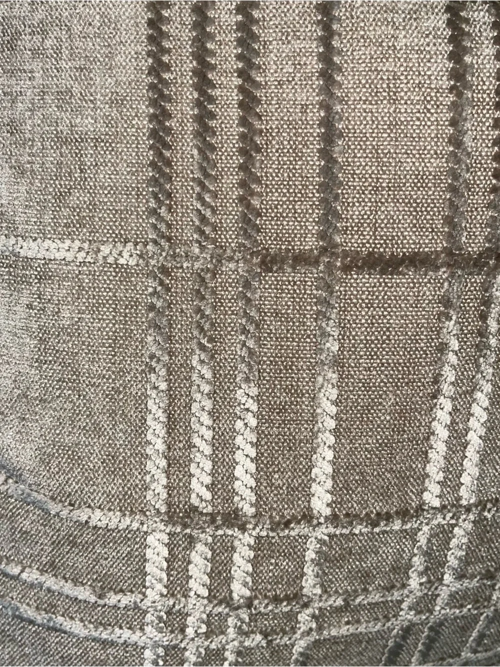 1-NWT CALLISTO HOME TAUPE TEXTURE DESIGN LUXURY DECORATIVE PILLOW (T30133F11)